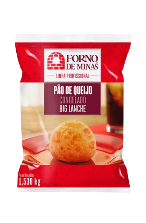 Pão de Queijo Forno de Minas Big Lanche 1,53kg