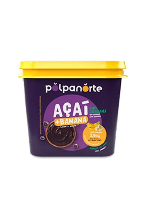 Açaí Mix Banana Balde 3,6kg