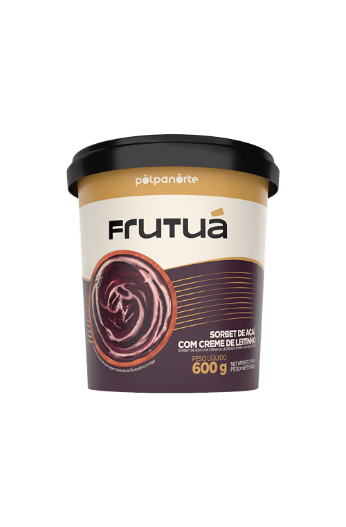 Açaí com Creme de Leitinho Pote 750ml 600g