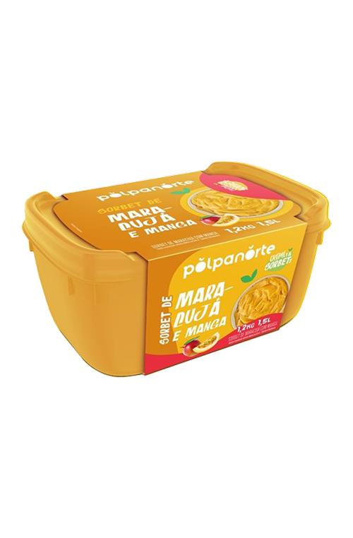 Maracujá Sorbet Polpanorte Caixa 5kg