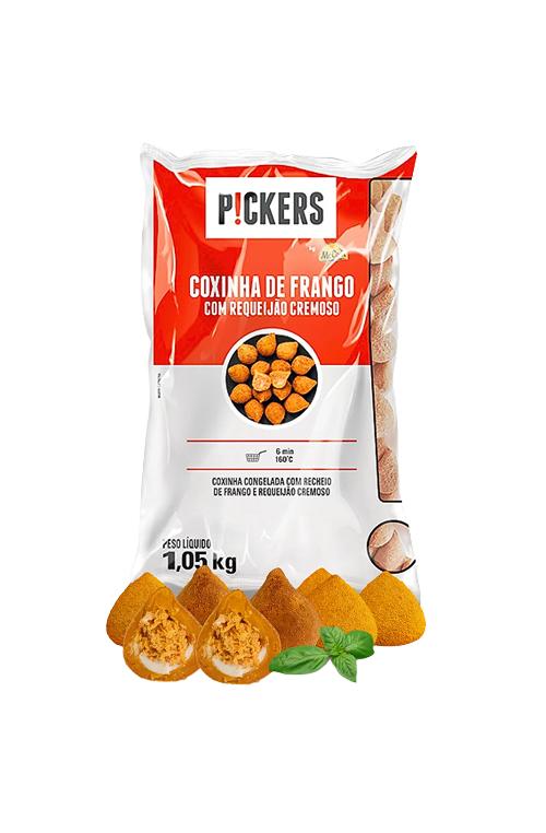 McCain Pickers Coxinha Pré-Frita de Frango com Requeijão 1,05kg