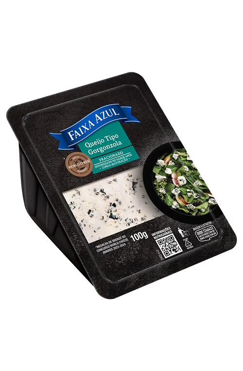 Queijo Tipo Gorgonzola Fracionado Faixa Azul 100g