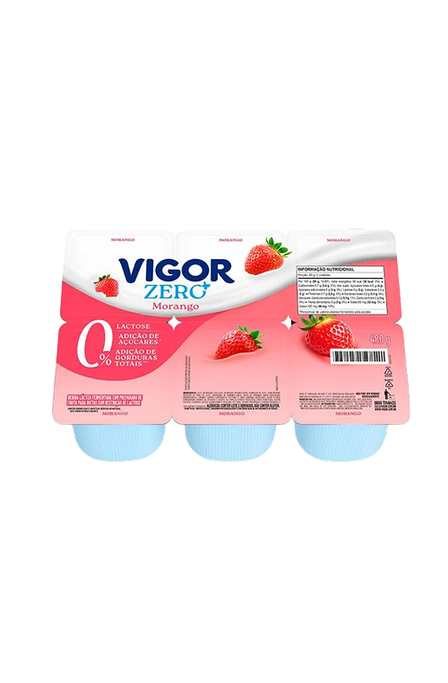 Bebida Láctea Polpa Zero Morango 480g