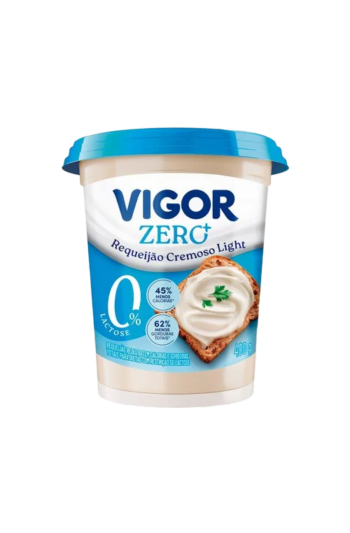 Requeijão Zero Lactose Vigor 400g