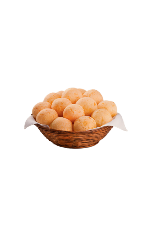 Pão de Queijo Tradicional Assado e Congelado 20g