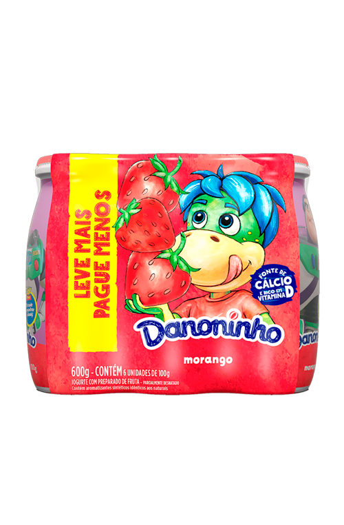 Iogurte Líquido Danoninho Morango 600g