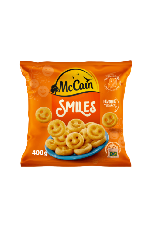Batata McCain Smiles Pré-Frita 400g