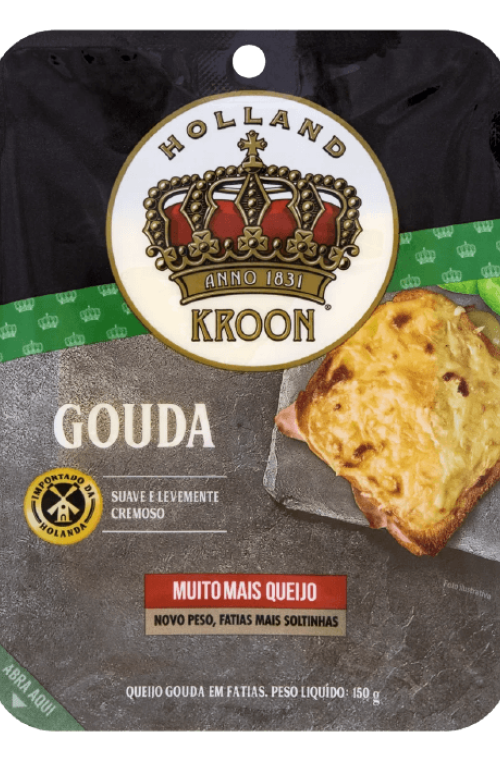 Queijo Hol Kroon Gouda Fat 150g