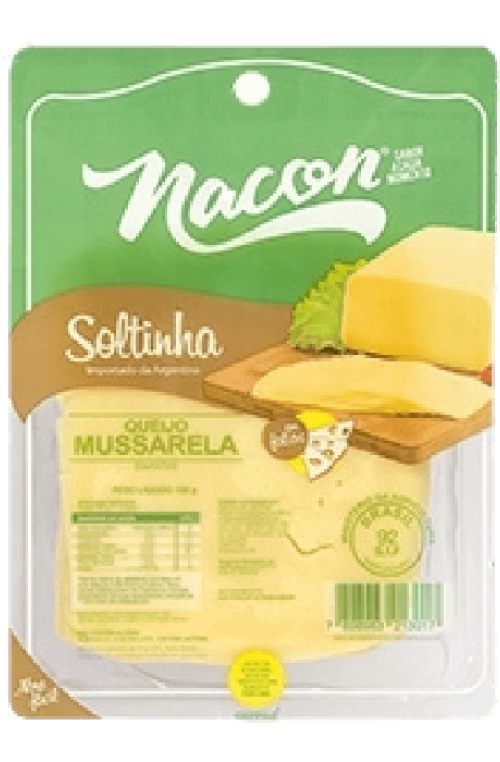 Queijo Mussarela Fatias 150g Cx 24 Nacon