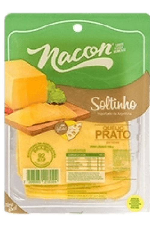 Queijo Prato Fatias 150g Cx 24 Nacon