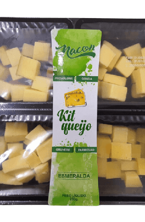 Kit Queijos Esmeralda 250grs