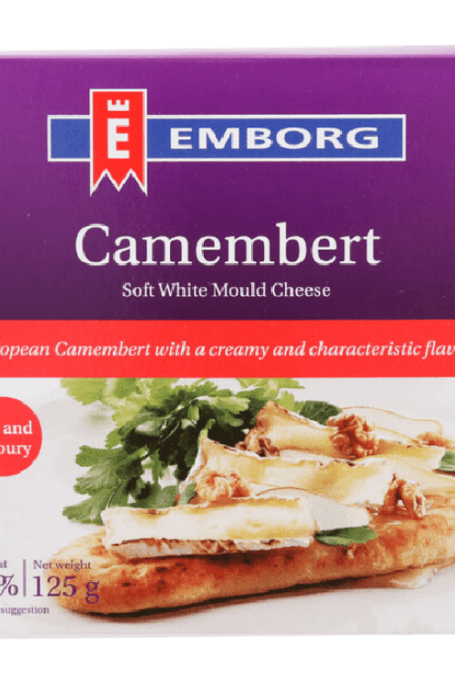 Queijo Camembert Emborg Lata 125g