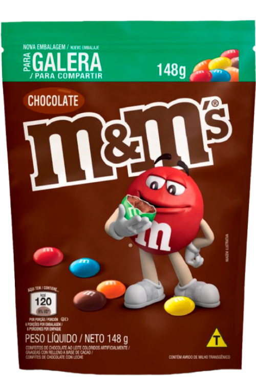 M&Ms Chocolate Ao Leite 148g