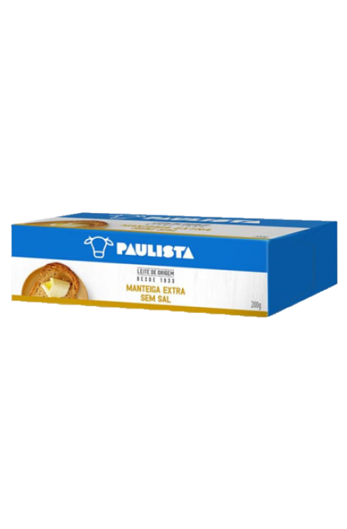 Manteiga Paulista Sem Sal 200g