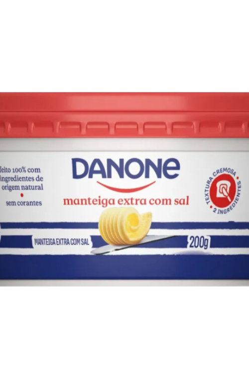 Manteiga Extra Com Sal Danone Pote 200g