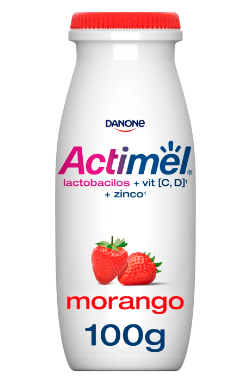 Leite Fermentado Actimel Morango 100g