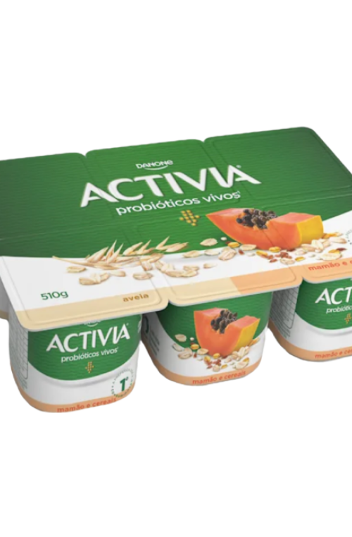 Activia Polpa Mamão e Cereais 510g
