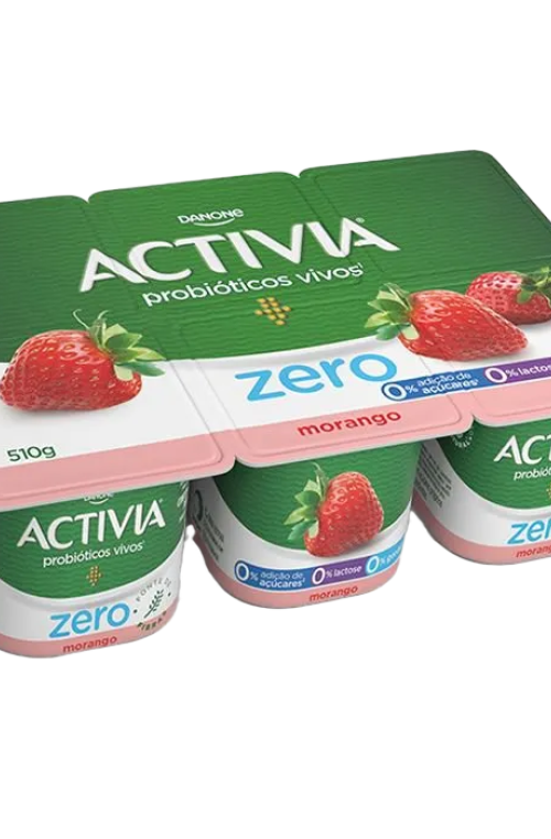 Activia Polpa Zero Morango 510g