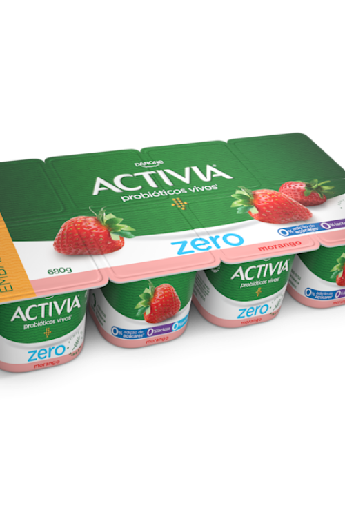 Activia Polpa Morango Zero 680g