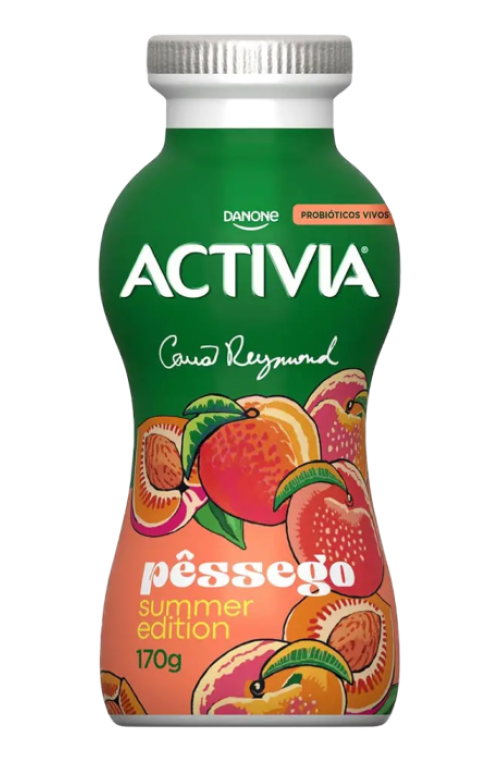 Activia Líquido Pêssego Leite Fermentado 170g
