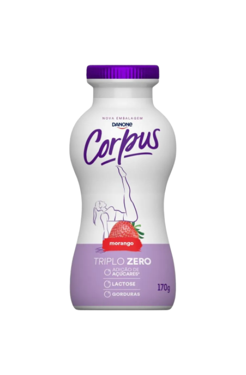 Corpus Líquido Sem Lactose Morango 170g
