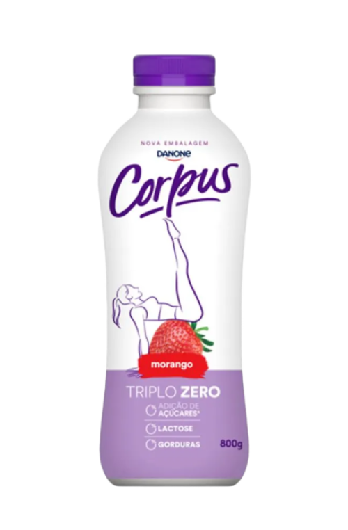 Corpus Líquido Sem Lactose Morango 800g