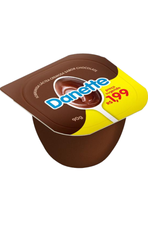 Danette Chocolate Unitário 90g