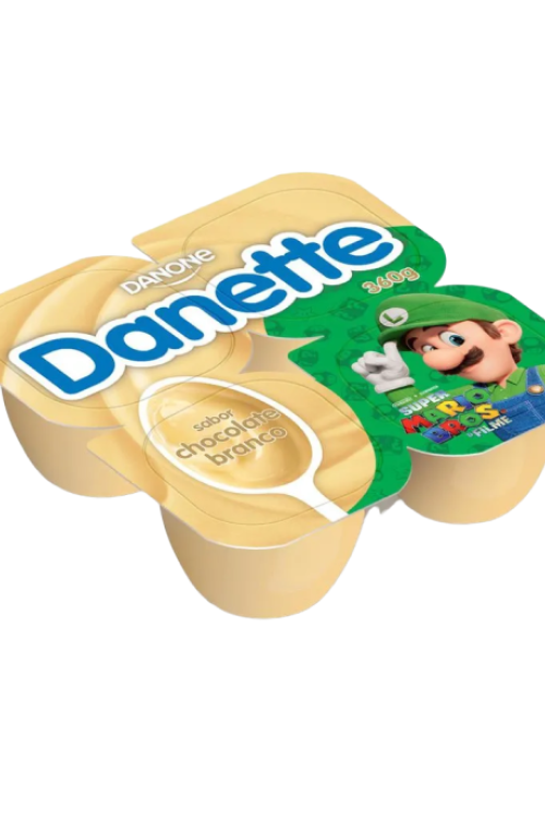 Danette Chocolate Branco Sobremesa Láctea 360g