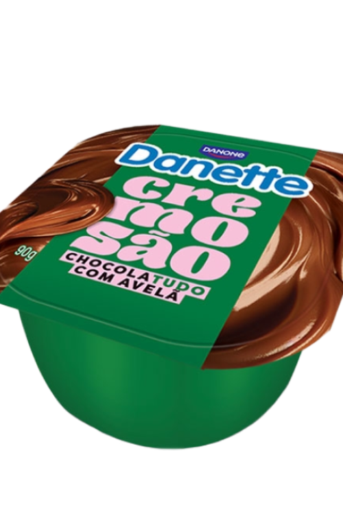 Danette Cremosão Chocolate com Avelã 90g