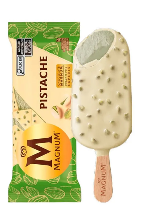 Sorvete Magnum Picolé Pistache 18x80ml/64g