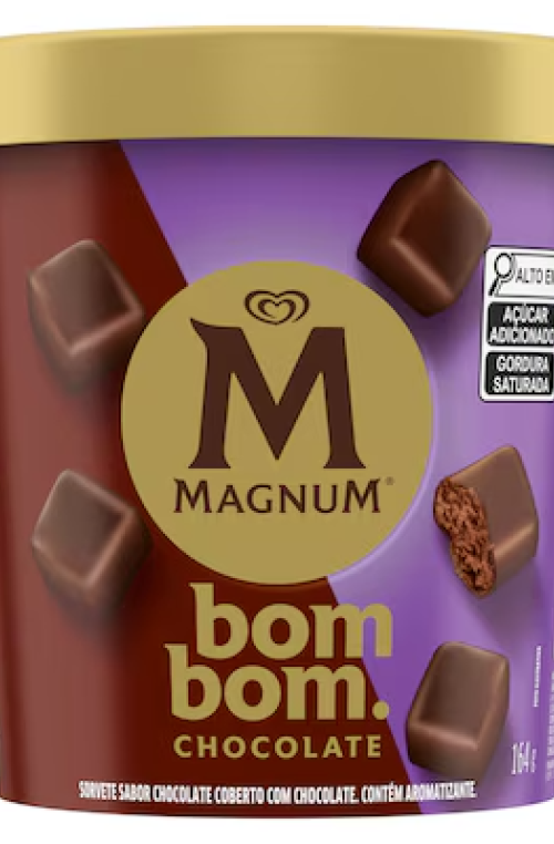 Sorvete Magnum Monobites Choco 6x198ml/164g