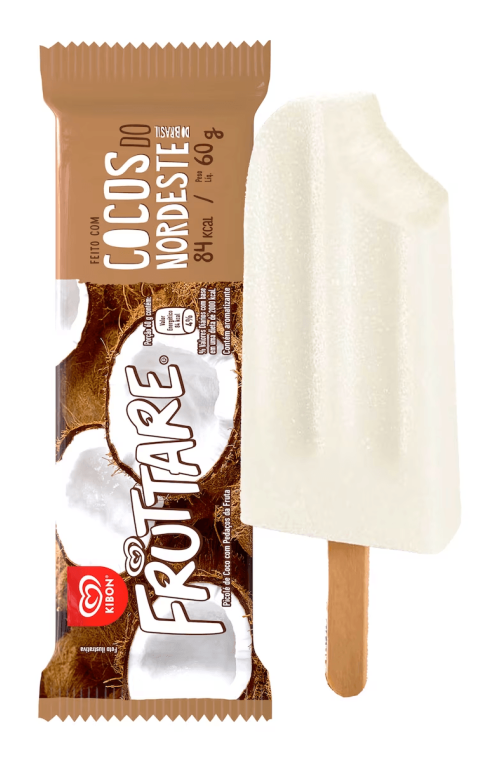 Sorvete Kibon Fruttare Plto Coco28x60ml/60g