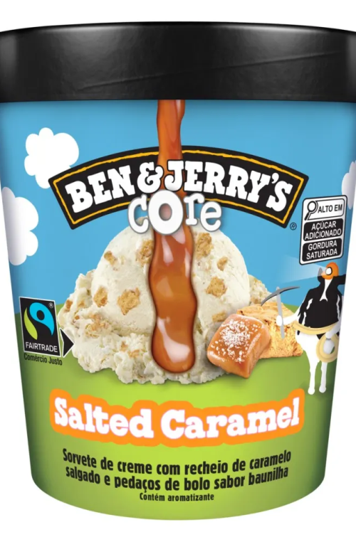 Sorvete Ben&jerry's Cor Salt Car8x458ml/410g