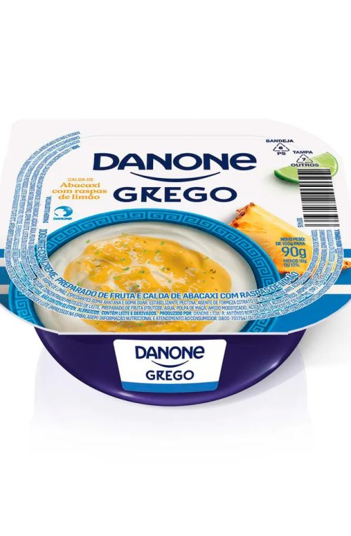 Danone Grego Abacaxi C/ Limao 90g Cx24 (187415)
