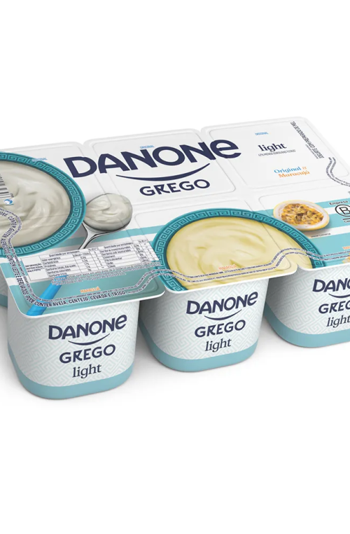 Danone Grego Ban Light Orig E Maracuja 510g Cx8 (187401)