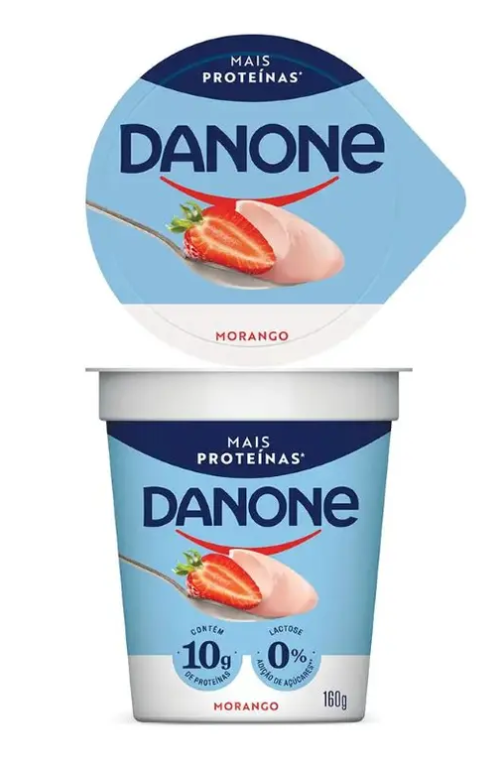 Danone Iogurte Com Proteina Morango 160g Cx20 (199997)