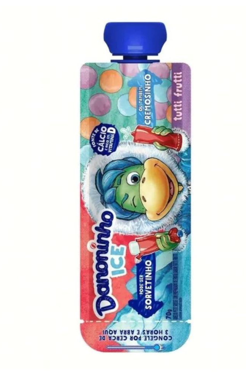 Danoninho Ice - Pouch Tutti Frutti 70g Cx16 (178281)