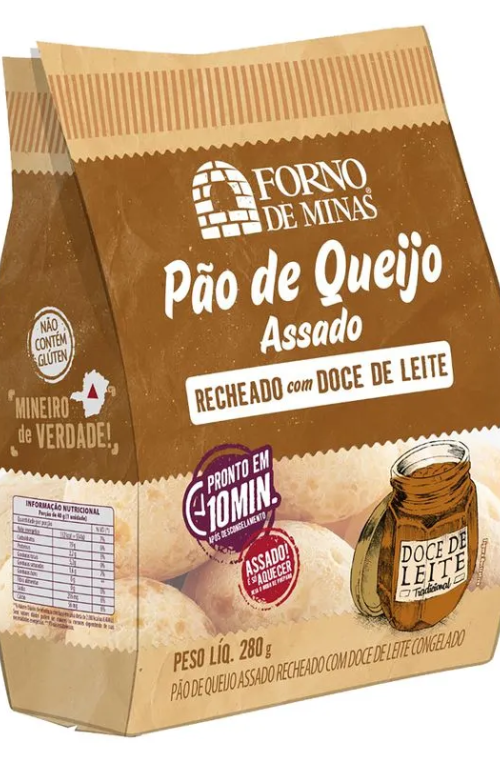 Pao Queijo Fm Ass Rech Doce Leite Trad 280g Vrj