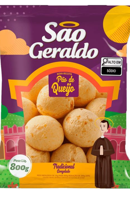 Pão Queijo Cru Tradicional São Geraldo 12x800g