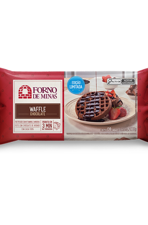 Waffle Fm Assado E Cong Chocolate 280 Gr (15x280g) Vj