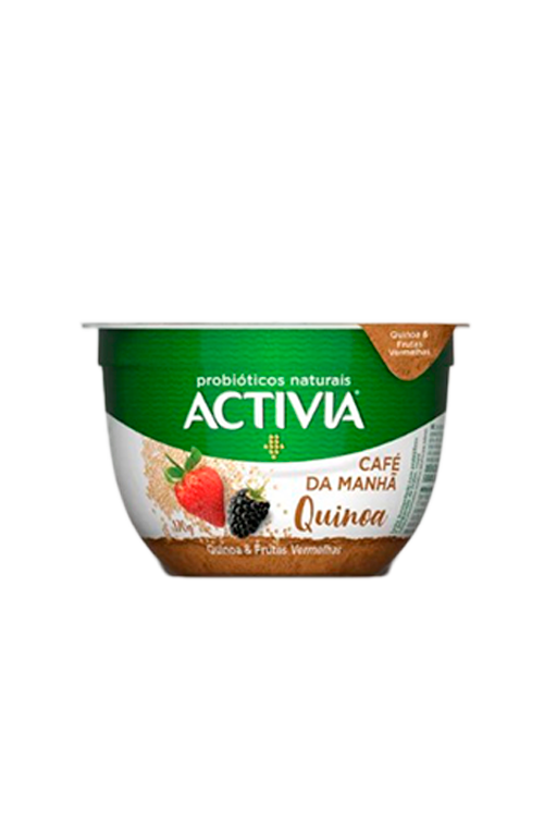 Activia Café da Manhã sabor Quinoa e frutas vermelhas