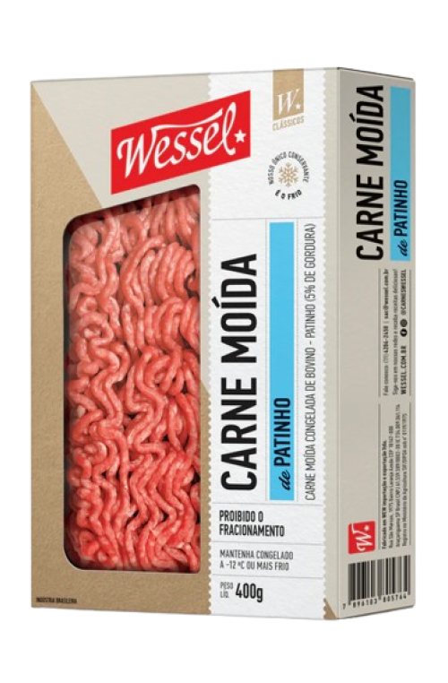 Carne Moida Patinho 400g Cx Master 8x1 (119)