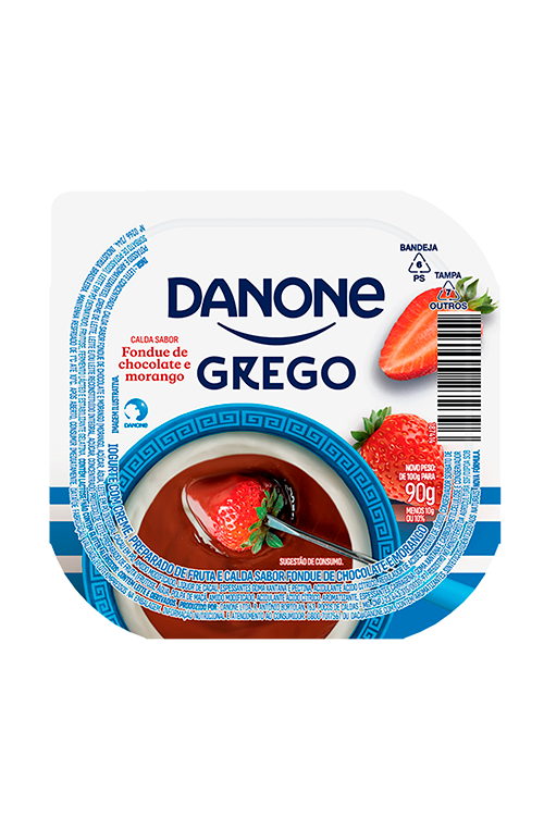 Danone Grego Morango com Chocolate