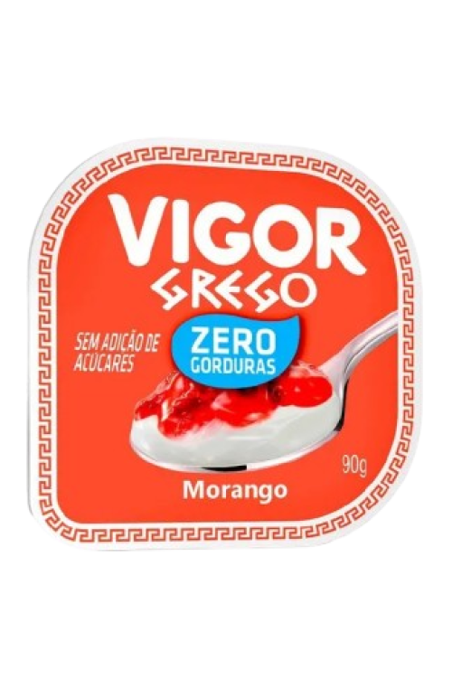 Iog Grego Zero Gor Morango Vigor 24x90g (780017)