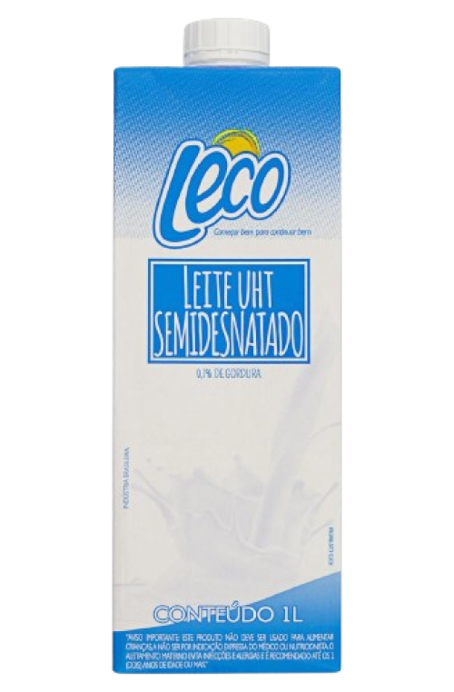 Leite Uht Semi Desnatado Leco 12x1l (716476)