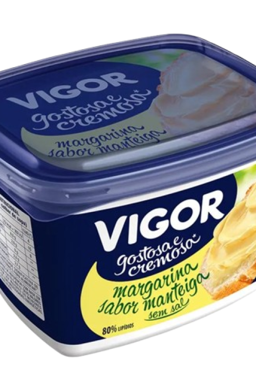 Margarina 80% Sem Sal Vigor 12x500g (735558)