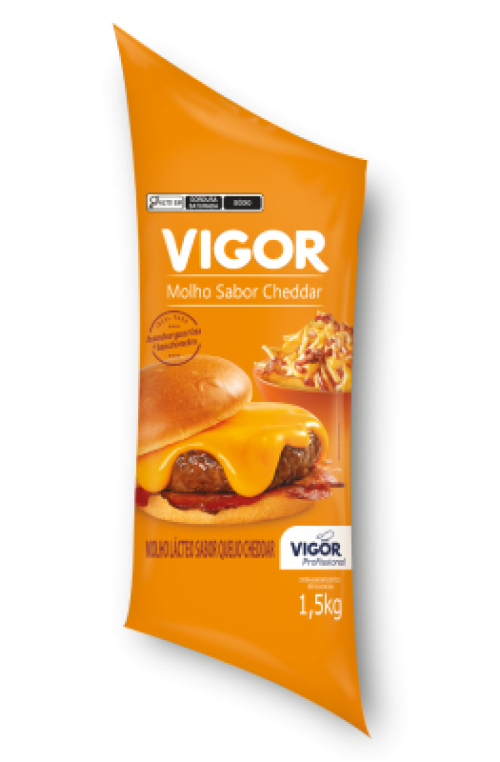 Molho Lacteo Sabor Cheddar Vigor 4x1,5kg (773243)