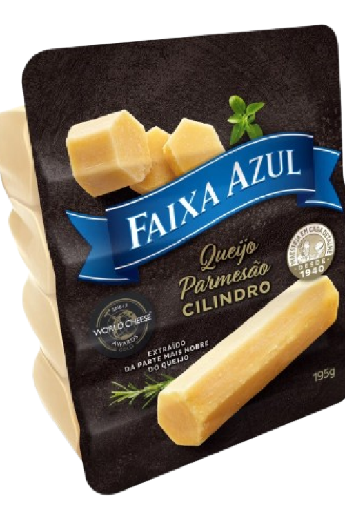 Qjo Parmesao Cilindro Faixa Azul 30x195g (763621)